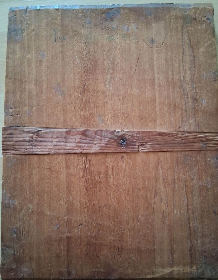 Reverse of the panel